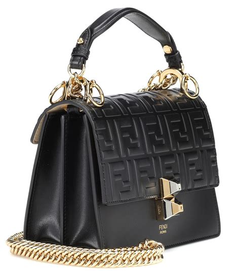 fendi purse black|fendi shoulder bag black.